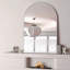 Miroir de salle de bain mural 30x36 pouces à cadre en métal doré.-403046629-409393085