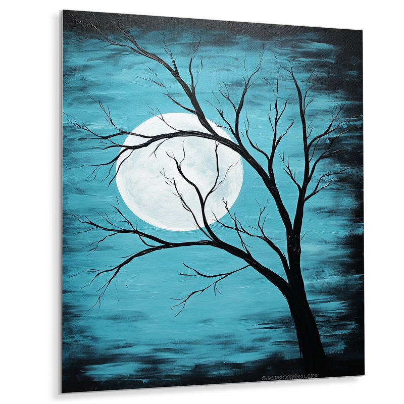 «Blue Moon Tranquility I» sur, H 32 po x l 24 po x P 1 po