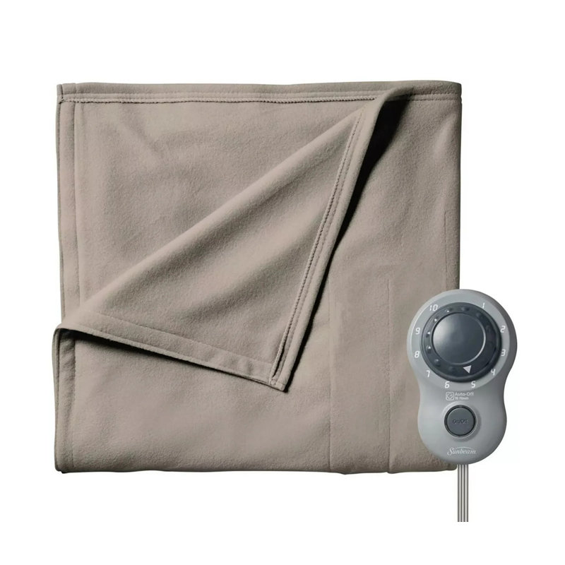 Couverture chauffante en molleton pleine grandeur Sunbeam