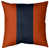 Orange et bleu marine
