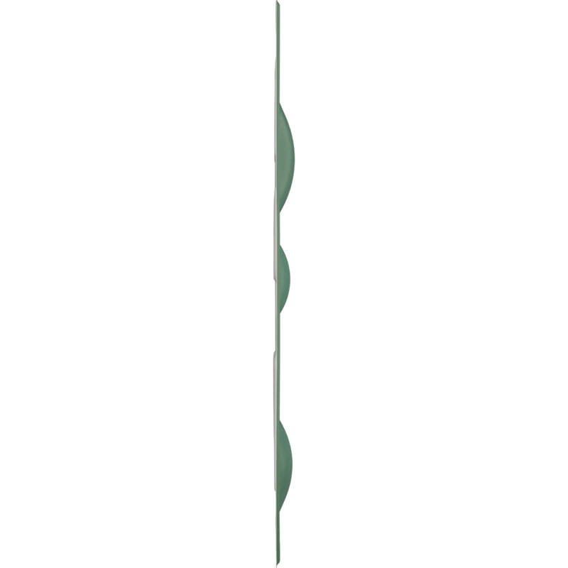 Avila EnduraWall Decorative 3D Wall Panel, Universal Pearl Metallic Sea Mist