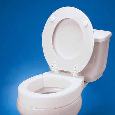Standard Hinged Raised Toilet Seat Extension