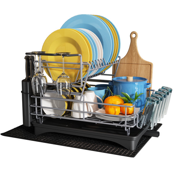 (EU)FOSHANSHI YOUYUN DIANZISHANGWU YOUXIAN GONGSI 2 Tier Dish Rack ...