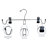 80719 Metal Non-Slip Multi-Layer Hanger for Skirt/Pants-1272914729