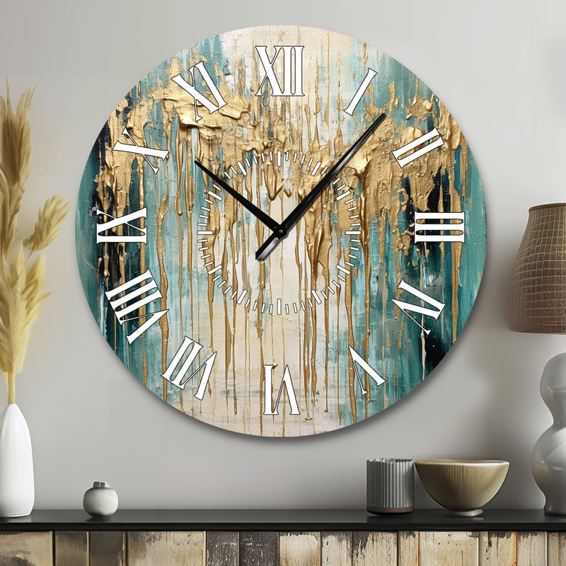 Horloge murale Gilded Daydream VI - Minimalisme, Grand