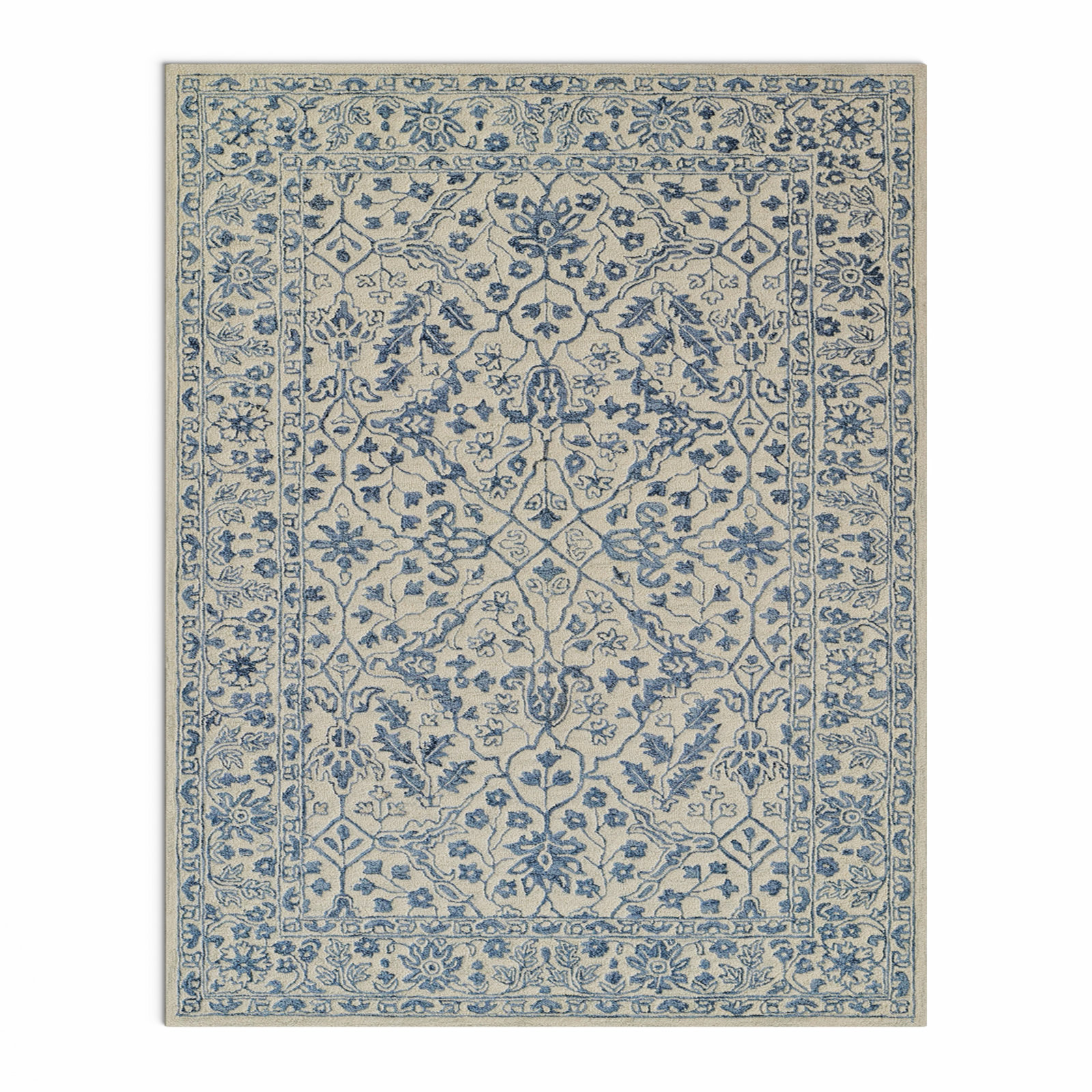 Bayford Handmade Wool Rug, Rectangle 8' x 10'