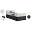 Lit gigogne / rangement en velours Ivy-1958873254