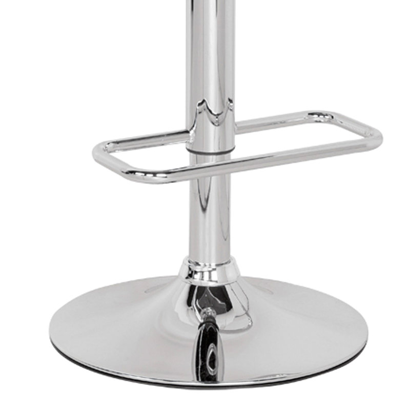 Tabouret ajustable avec siège transparent
