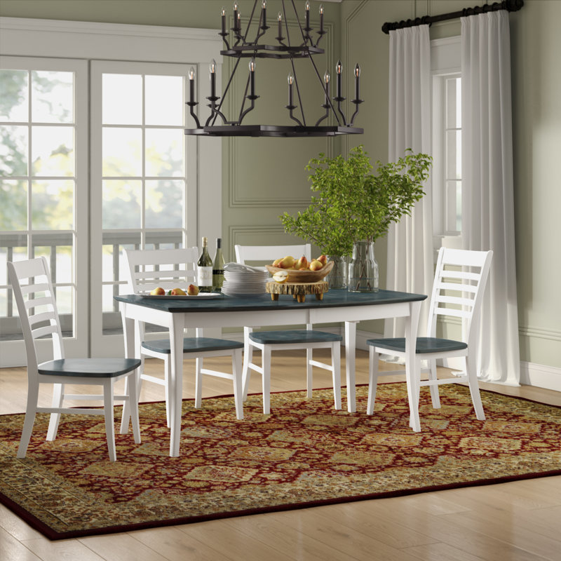 Cargin Havener 7 Piece Extendable Solid Wood Dining Set, 5 Pieces