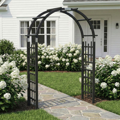 58.1'' W x 23.2'' D Solid Wood Arbour