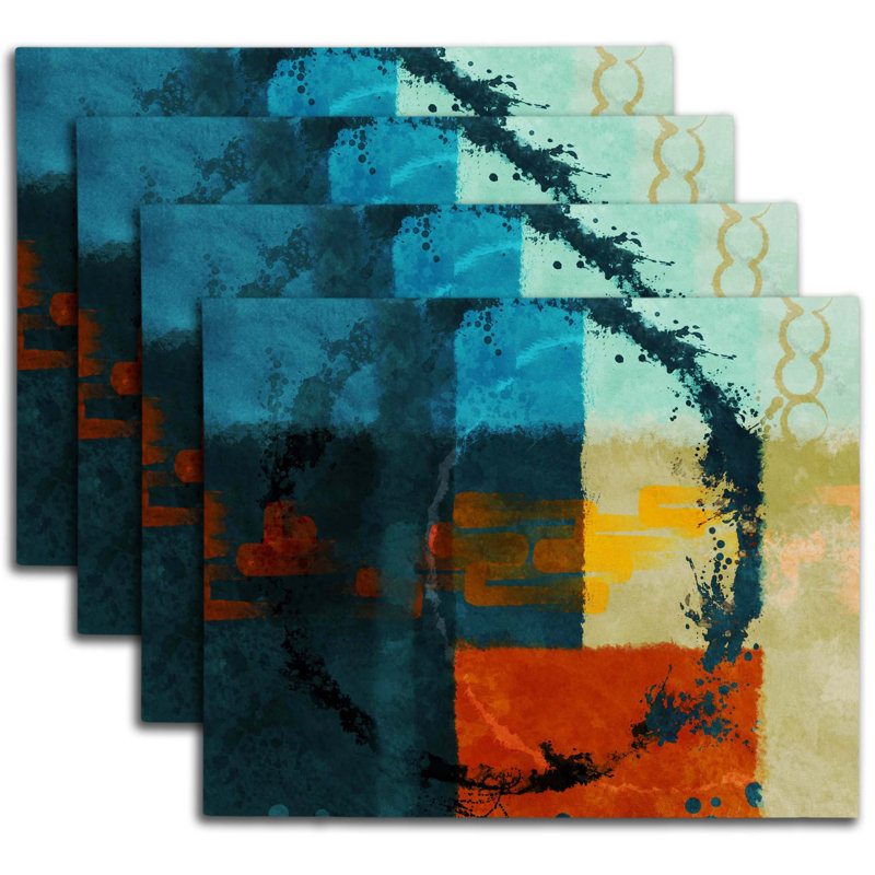 Napperon abstrait en polyester