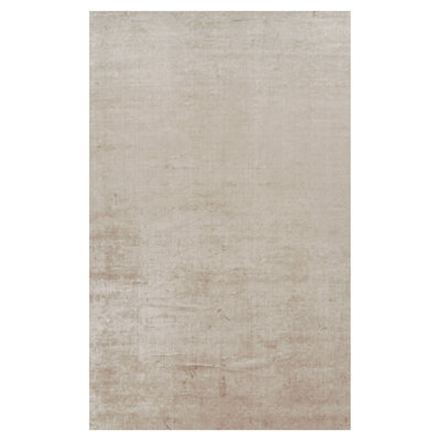 Textural Hand Knotted Cotton Area Rug