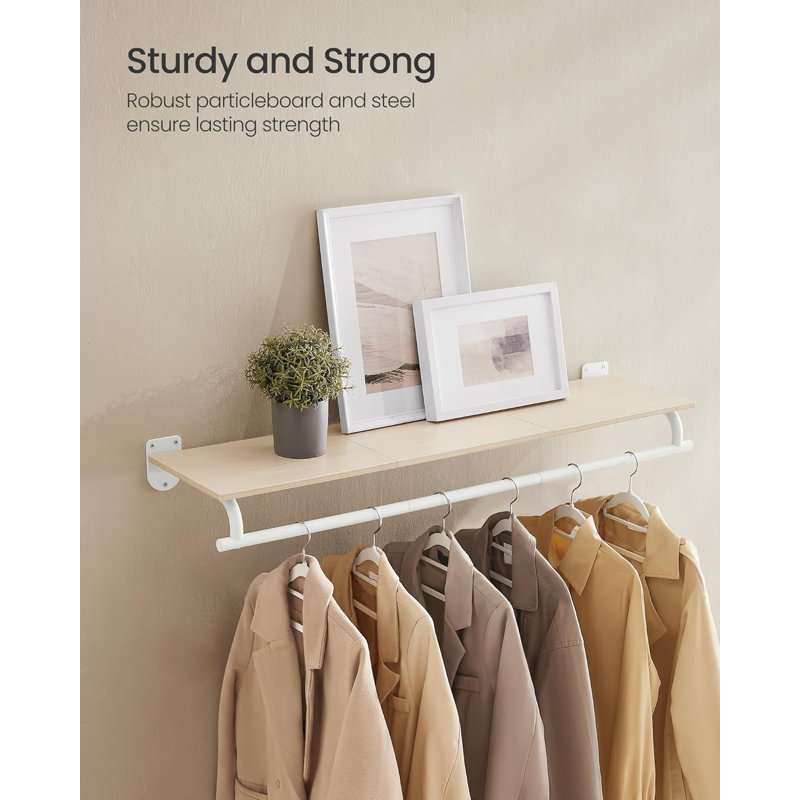 109cm Wall Mounted Clothes Rack