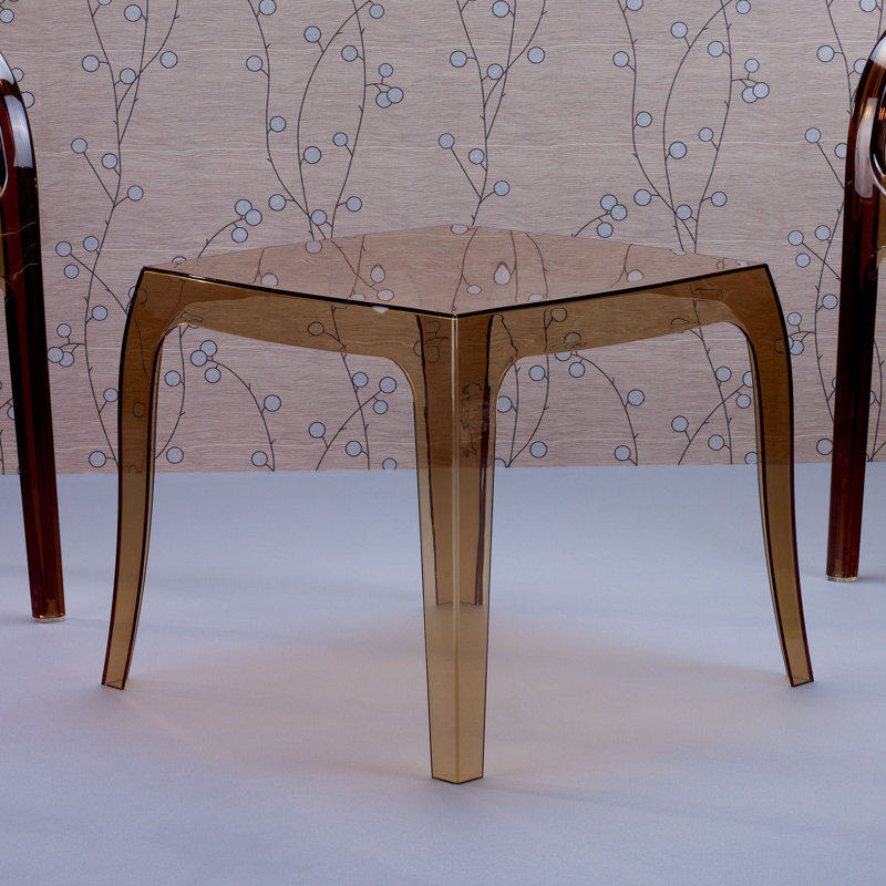 Table de bout Elinn, Ambre transparent