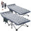 Folding Bed Cot with 3.3 Inch 2 Sided Mattress, 75" x 28" Folding Camping Cots with Carry Bag, Portable Sleeping Cot Guest Bed