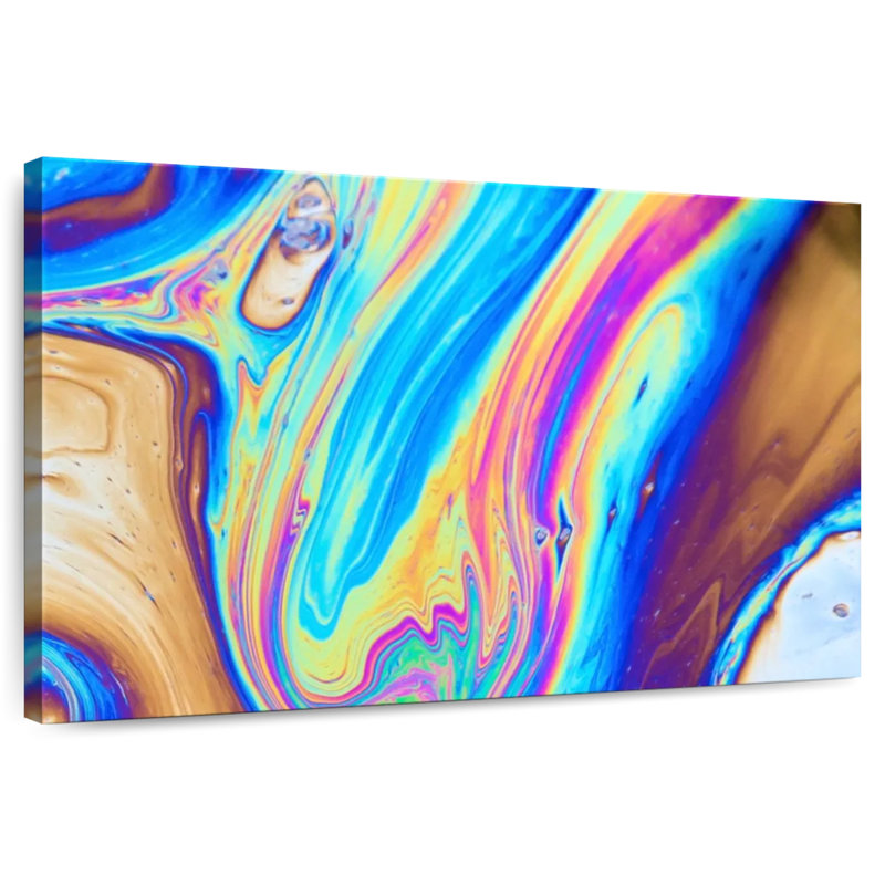 Avery Oil And Water Abstract, 8" H x 12" W