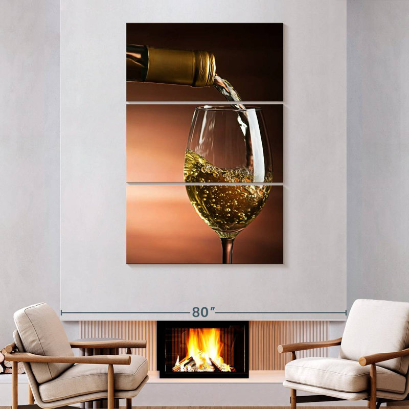 Yarlin White Wine Serving, 74" H x 48" W