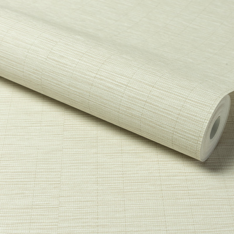 Structured Walls Collection Bamboo Plain Wallpaper Roll, Grey