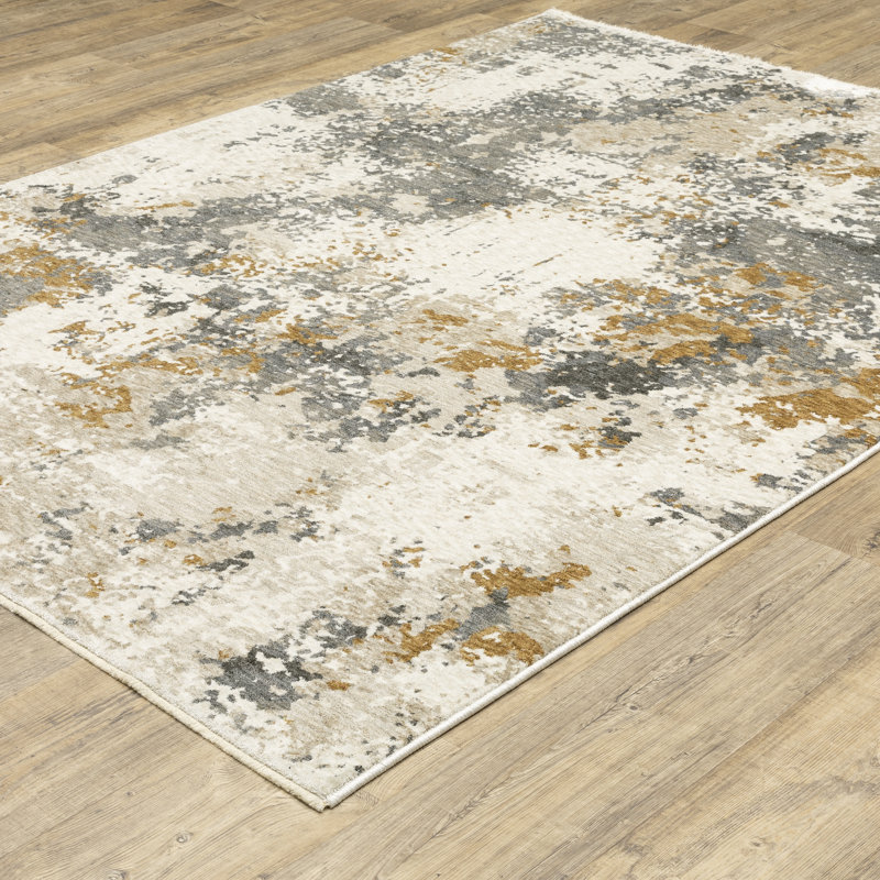 Tahli Abstract Indoor Rug, Rectangle 6'7" x 9'6"