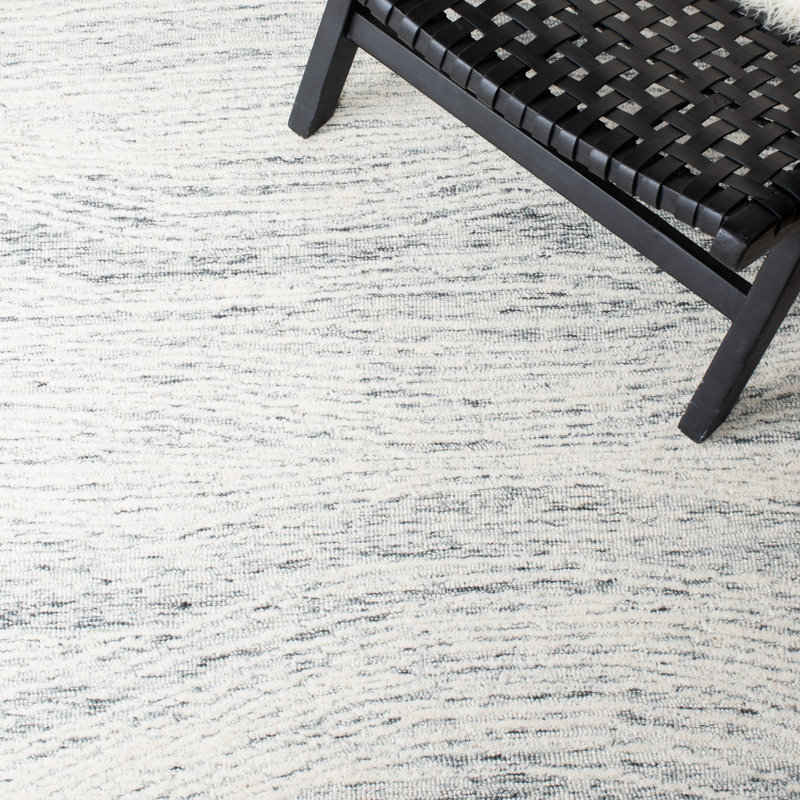Tapis en laine et coton touffeté à la main Alea Metro, Rectangle 9 pi x 12 pi