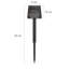 Caymon Solar-Powered Garden Stake Lights