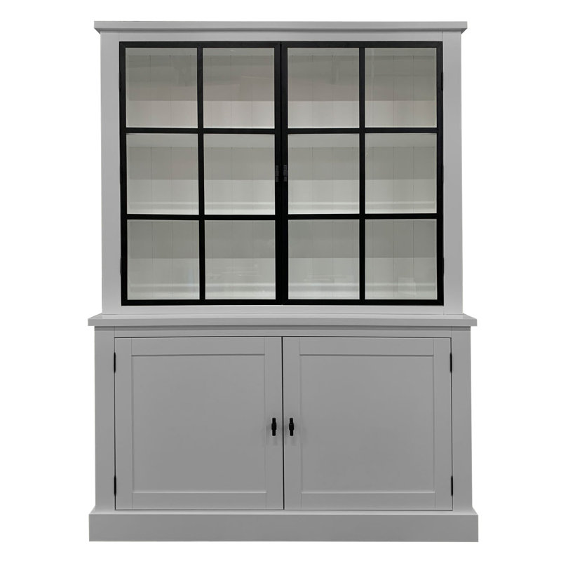 Mooneyham Display Cabinet, Light Grey