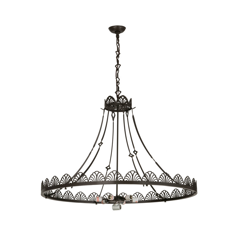 Shell And Ribbon 8 - Light Pendant
