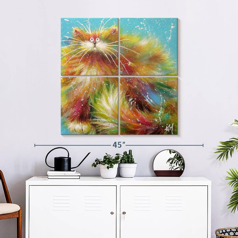 Brampt Kitty Calypso, 32'' H x 32'' W