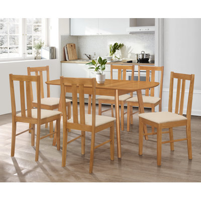 Ahwahnee 6 - Person Butterfly Leaf Dining Set