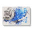 Blue Vinyl Record - Wrapped Canvas-56660348