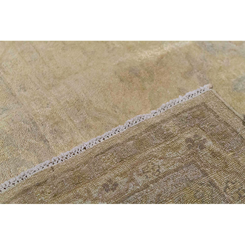 Silk Oriental Area Rug in Beige