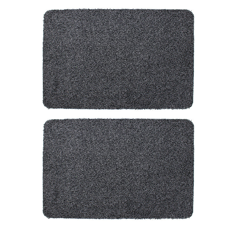 Non-Slip Indoor Doormat, Black