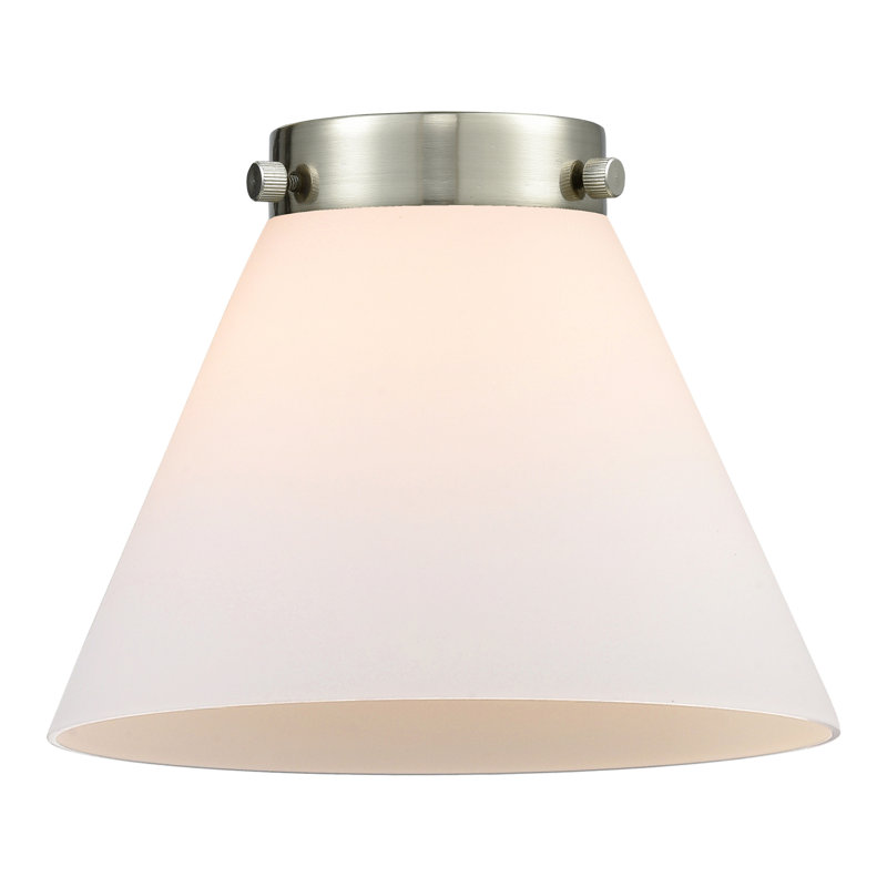 Mini-luminaire suspendu 1 lumière 8 "Trond - 2 lumières Nouveau - Trond - Ampoule DEL , Blanc mat, Laiton brossé