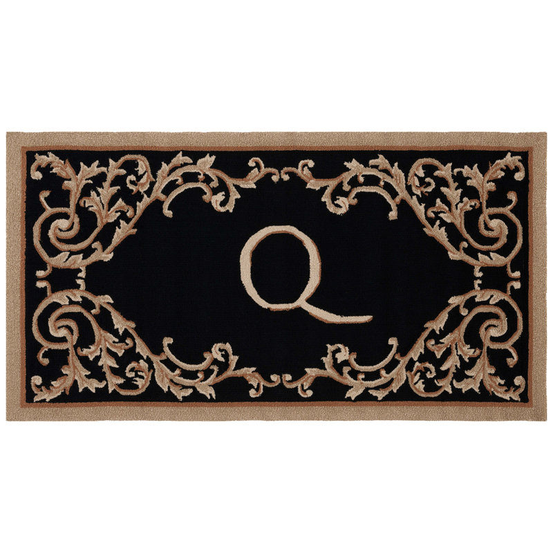 Amoya Personalizable Trellis Outdoor Doormat, 30" W x 48" L, Q