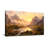 Abstract Mountain Valley Sunset Landscape Canvas Print-1220080585