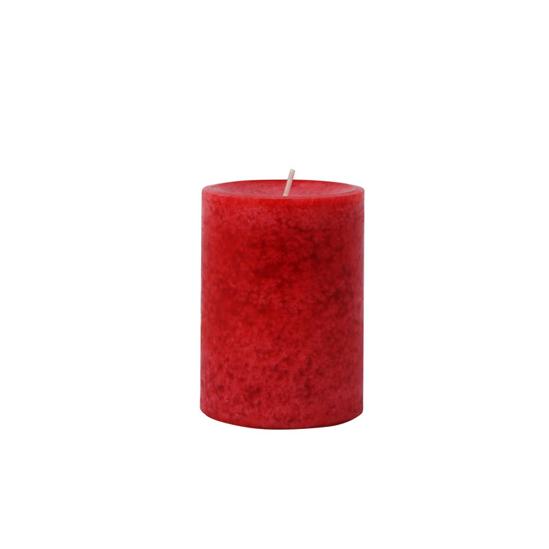Apple Crisp Scented Pillar Candle, 1