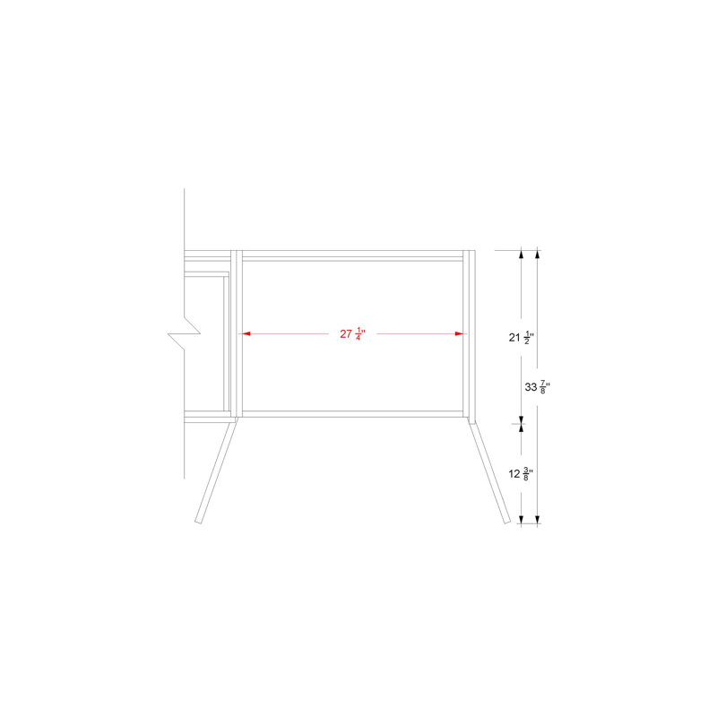Gilded Double Bath Floating Vanity, Smoked Modern, 72"