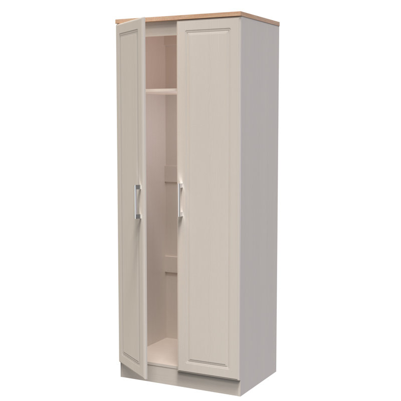 Aalysia Manufactured Wood Wardrobe, Kashmir Ash/Modern Oak