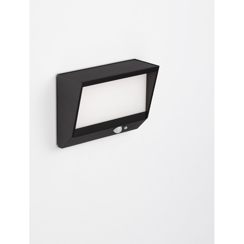 Black Integrated LED Outdoor Flush Mount