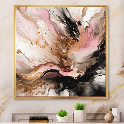 " Pink Black Chromatic Agate II "