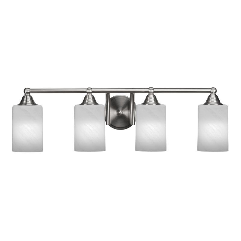 Ahern 4-Light Bath Bar, Brushed Nickel