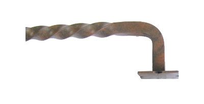 Twist 8" Center to Center Appliance pull, 18" Center to Center, Patina Black