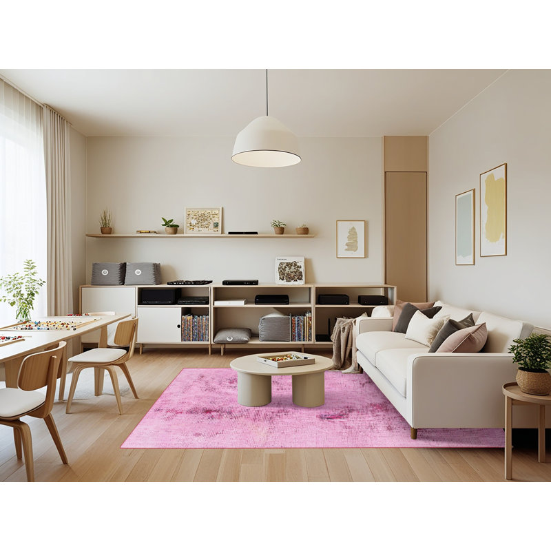 Abstract Indoor Rug, Rectangle 7' x 9'