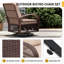  Ensemble de chaises berçantes 3 pièces pour l'extérieur-458424413