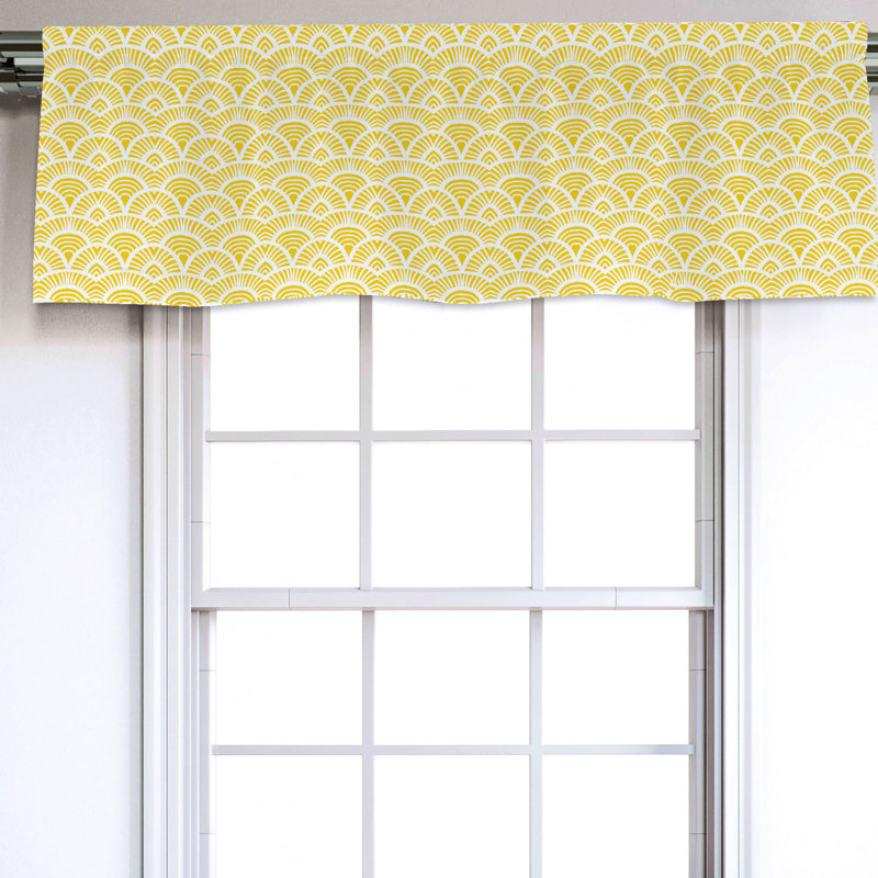 Sateen Ruffled Window Valance