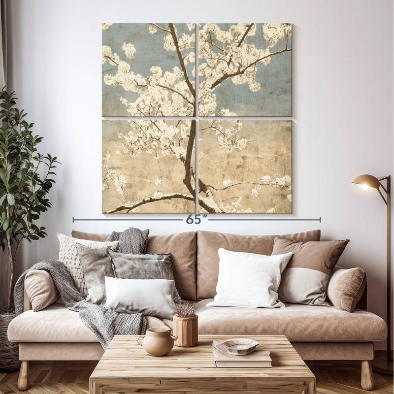 Harnek Spring Cherry Blossoms I, 50" H x 50" W