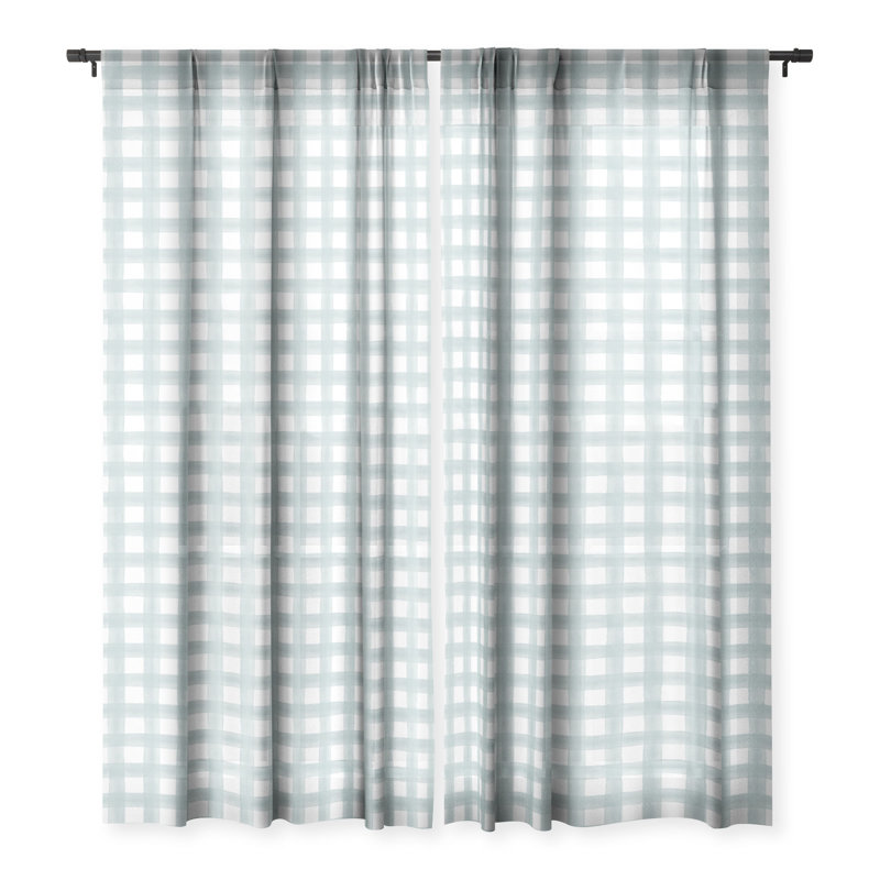 Brynden Sheer Curtain Pair, 50" W x 120" L