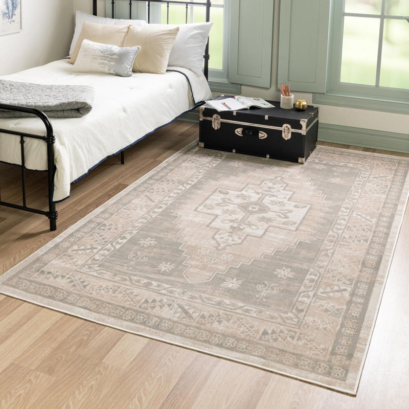 Tapis gris Edvardas, Rectangle 6'1" x 9'