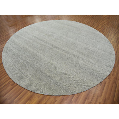 Tapis unique 11 pi x 11 pi Taejohn - gris