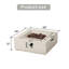 Square Concrete Propane Smokeless Fire Pit Table